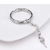Fashion high quality round key ring with eye screw