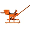 QMR2-40 Interlocking clay pressed brick machine manual compressed earth block making machine