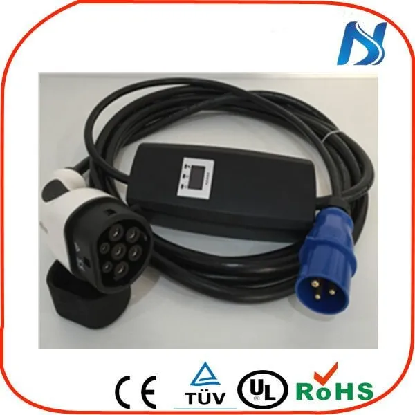 IEC 62196 type 2 ev portable charger