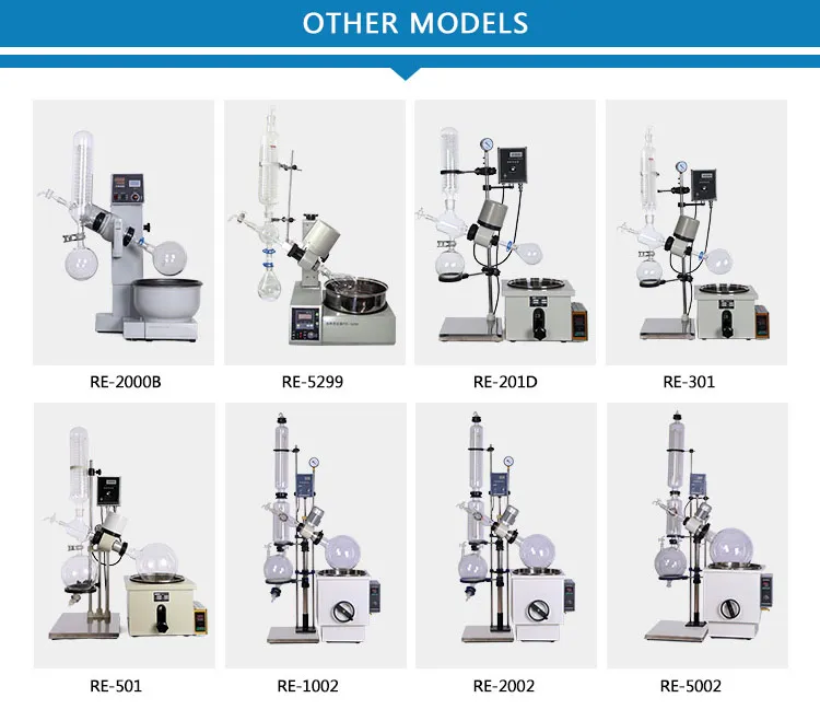 Lab 5l Distillation Vacuum Rotary Evaporator 