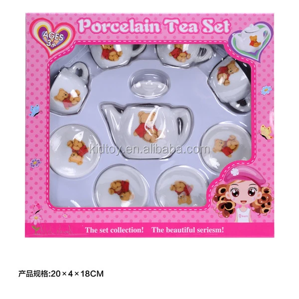 New Cheap Toys Porcelain Tea Cup Toy Ceramic Tea Set For Kids In 2018