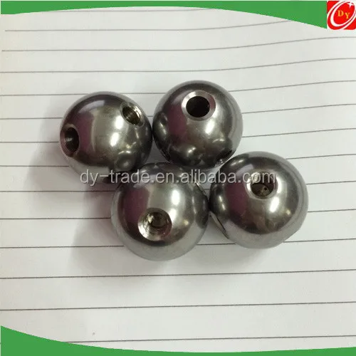 20mm metal steel ball with four thread holes