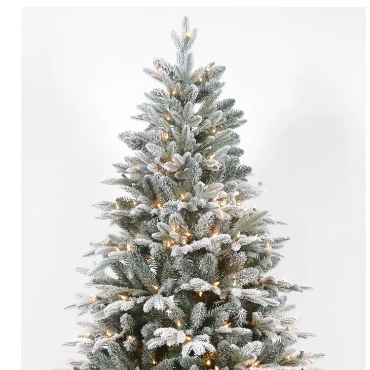 7ft White Flocked Christmas Tree For Christmas Decor Buy White