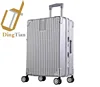 Custom aluminum trolley suitcase luggage, abs/pc travel luggage sets