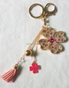 Free Shipping Lovely Women Keys Collect With Tassel Design Fashion Metal Car Keychain