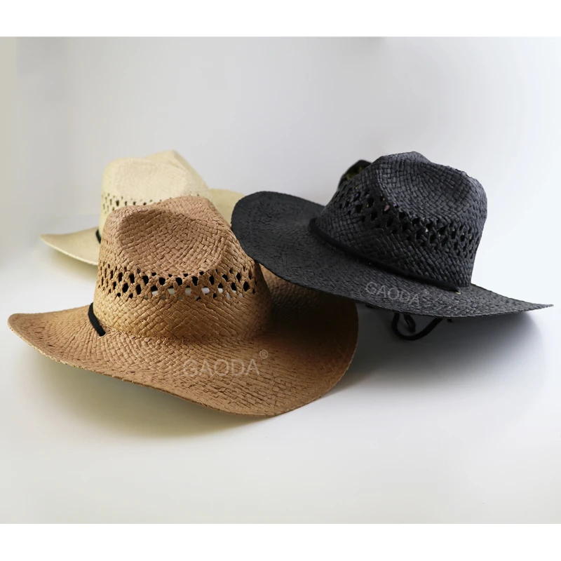 Promotional Western Cheap Plain Straw Cowboy Hat Buy Straw Cowboy