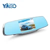5 inch anti-glare screen 1080P parking mode six-glass lenses super night vision rearview mirror camera dual lens