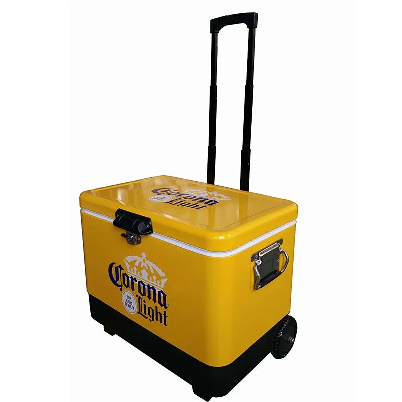 51l/54qt Custom Metal Outdoor Cooler Box For Beer/wine Buy Outdoor
