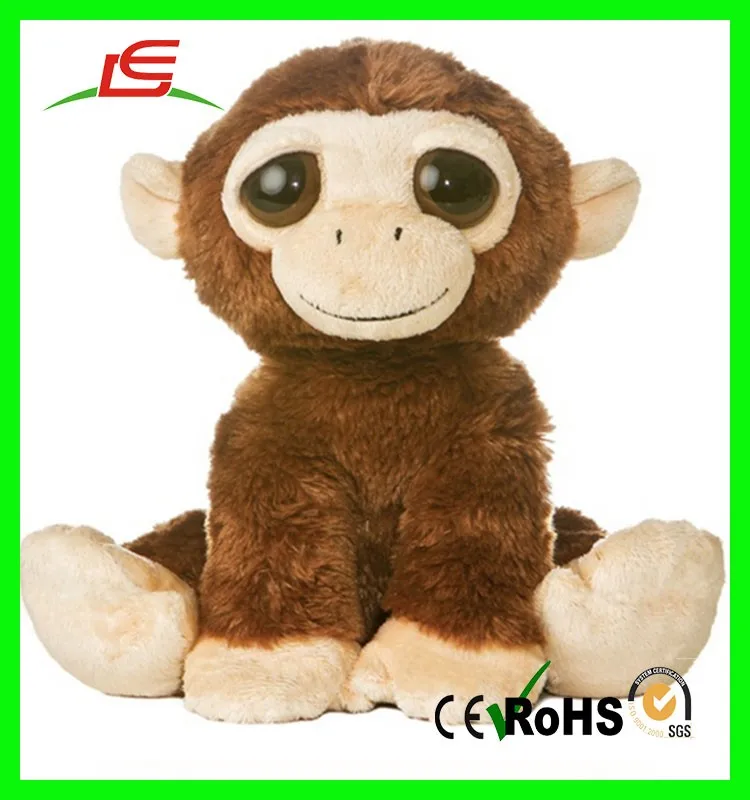 New Design Soft Plush Monkey Big Eyes Lovely Stuffed Plush Toy Ape ...