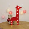 giraffe marquee lights animal shape lamp