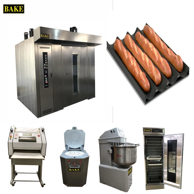 Commercial Bakery Oven Electric Baguette Baking Oven 32 Trays 64 Trays