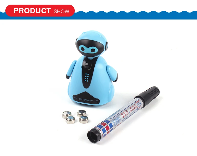 Follow Any Drawn Line Walking Magic Pen Inductive Penguin Model Kids Toy Gifts 