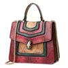 2019 newest snake skin tote bag pu leather women handbags