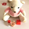 Voice recording doll with press button for plush toy