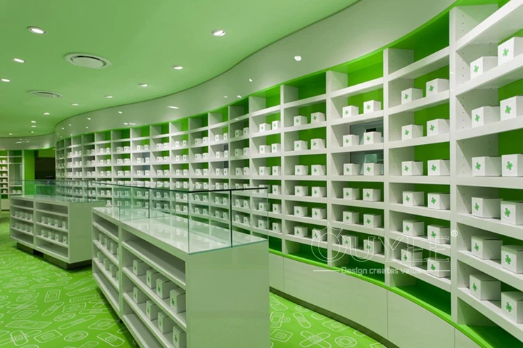 Excellent Craft Superior Quality Modern Wood Pharmacy Shop Interior ...