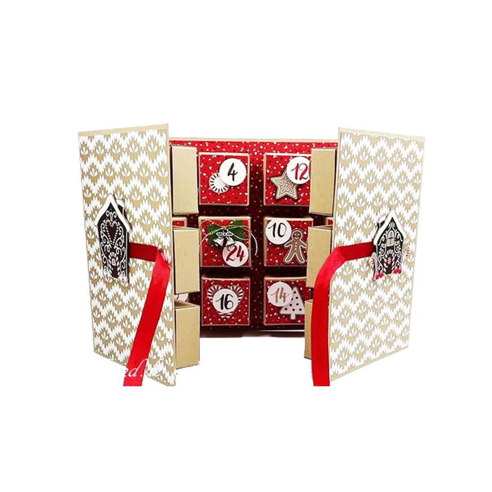 Custom Christmas Advent Calendar Book With Hanging Ornaments Buy 