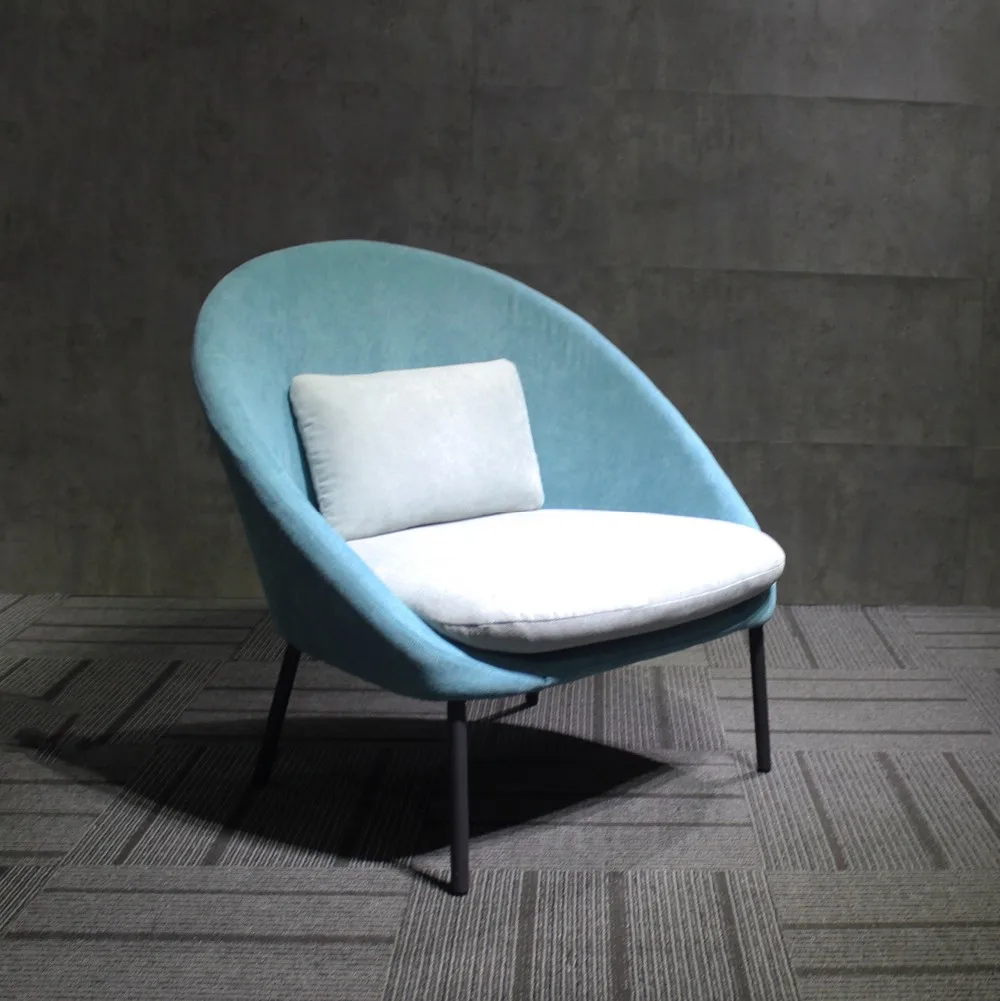 room chaise lounge round chair leisure fabric circle chair