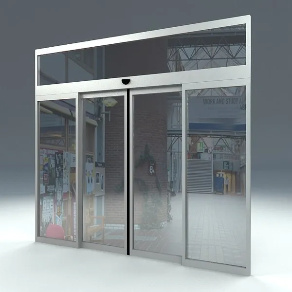 Doortec Hh150 Automatic Glass Sliding Door With Sensor Used