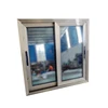 Anodized champagne color aluminum sliding window