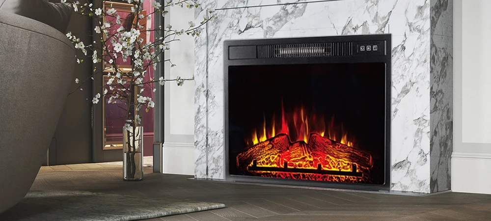 Realistic Flame Decorative Insert Real Flame Electric Fireplace
