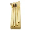 Professional eco-friendly biodegradable organic soft bambu toothbrush