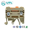 UTL Brass Screw Din Rail Mount Terminal Block Connectors