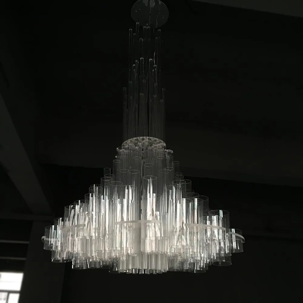 Indische mooie moderne opknoping hanglamp art deco glas polish ...