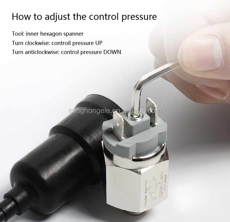 10 Bar 1/8 External Thread No Nc Diaphragm Adjustable Air Pressure
