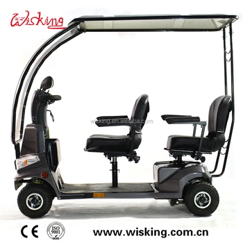 2 Seat Electric Mobility Scooter With Roof Wisking 4033b View 2 Seat Mobility Scooter Wisking Product Details From Shanghai Wisking Electric Machine Co Ltd On Alibaba Com