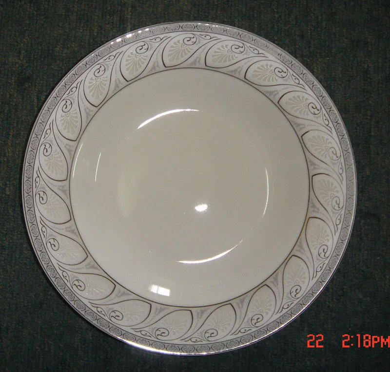 8" Hotel Porcelain Dinner Set Custom Printed Dinner Plates Buy Custom Printed Dinner Plates