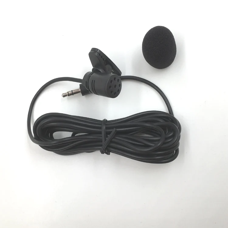 Micrófono de 3,5 mm Jack Mini con conexión de cable Micrófono condensador de micrófono para teléfonos inteligentes portátil micro
