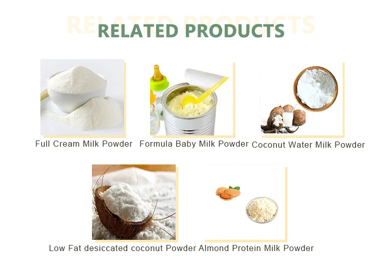 Low Fat Organic Desiccated Coconut Milk Powder Whole Milk Powder