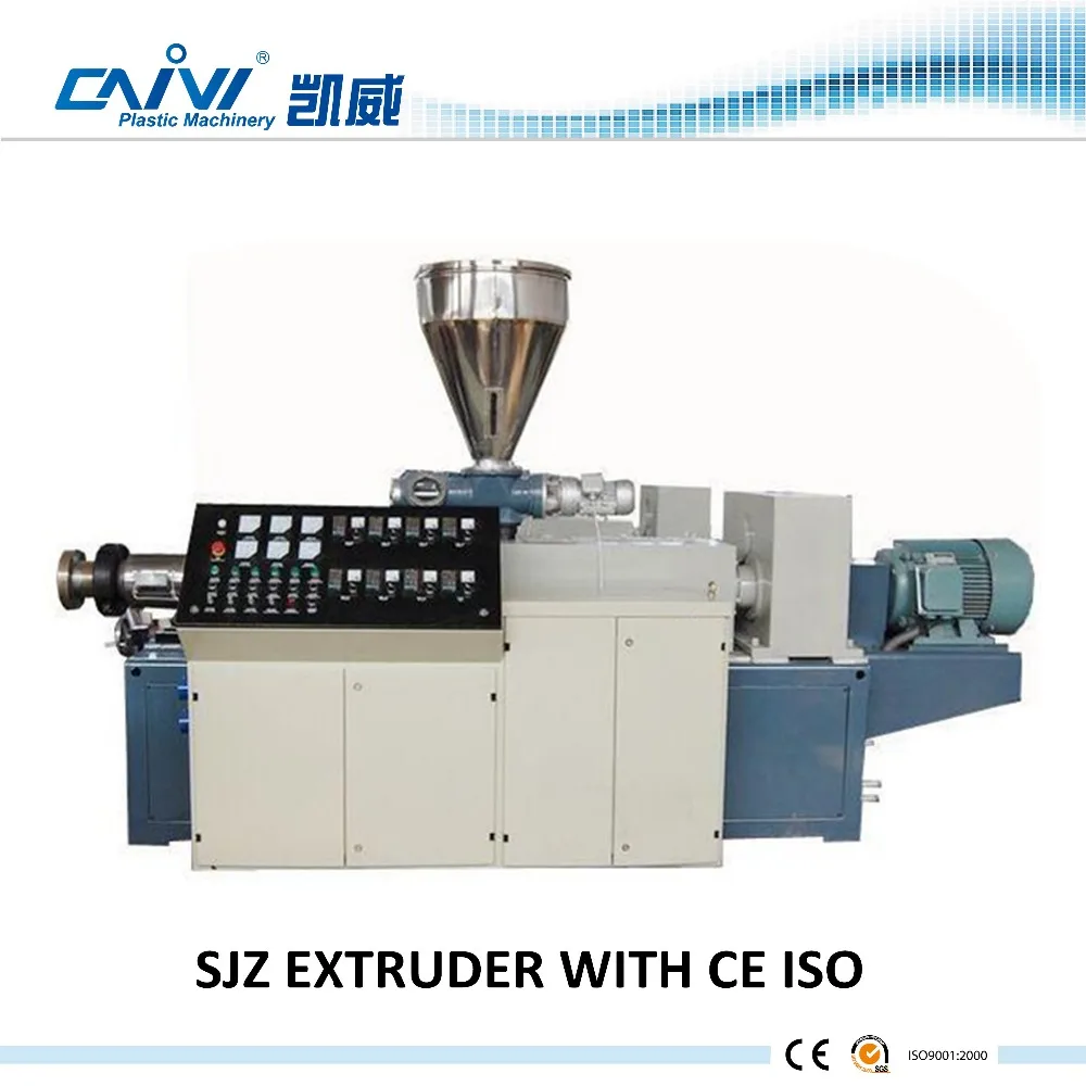 Sjz Conical Twin Screw Extruder For Pvc Pipe Manufacturing Buy Twin Screw Extruder For