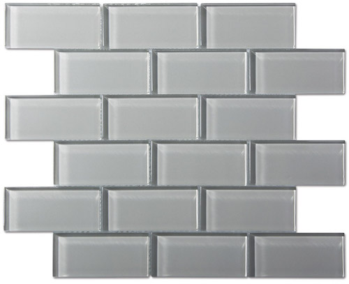 灰色厨房墙砖玻璃砖 3 "* 6" 地铁瓷砖 - buy 玻璃地铁瓷砖,玻璃瓷砖