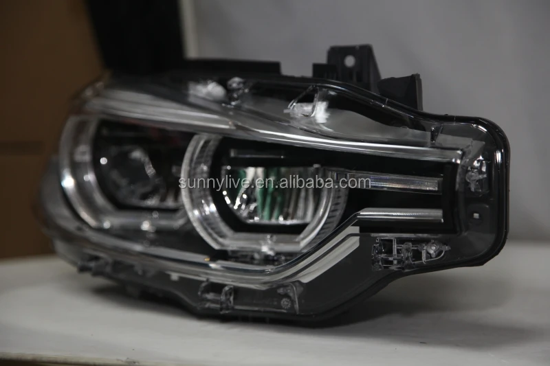 LED Angel Eyes Headlight  For BMW F30 F35 318 320 325 328 330 335 2013-2015 Year CN