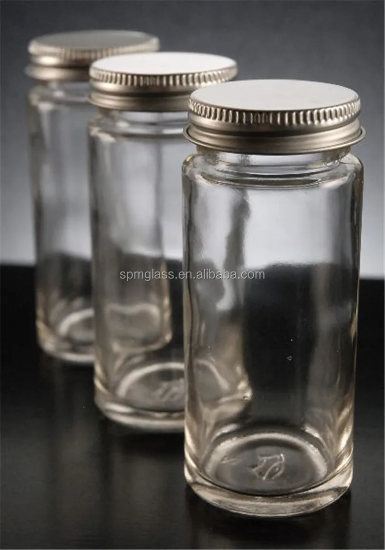 6oz Round Glass Spice Jars For Spices With Metal Lid Buy Jars For