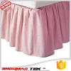 Cotton percale crib skirt hot sale, new sample ruffle crib skirt