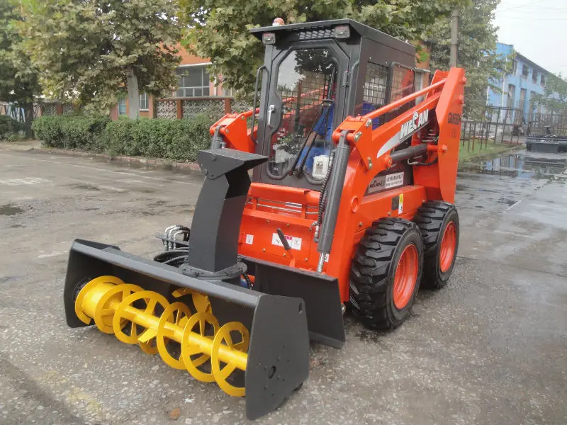 skid steer attachment snow blower