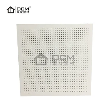 Plasterboards Glass Fiber Reinforced Acoustic Perforated ...