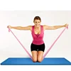 Eco friendly TPE latex yoga tension stretch resistance strap belt fitness band