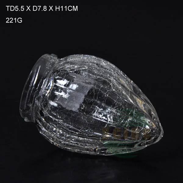 Custom Empty Jar Glass Bottle Lamp Glass Oil Lamp / Oil Lamp Wicks