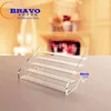 Custom 40 Bottles Acrylic 5 Layer Nail Polish Rack Tabletop Display Stand Essential Oils Shelf
