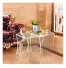Clear Pink Plastic Coffee Table Design Radiant Acrylic Coffee Table