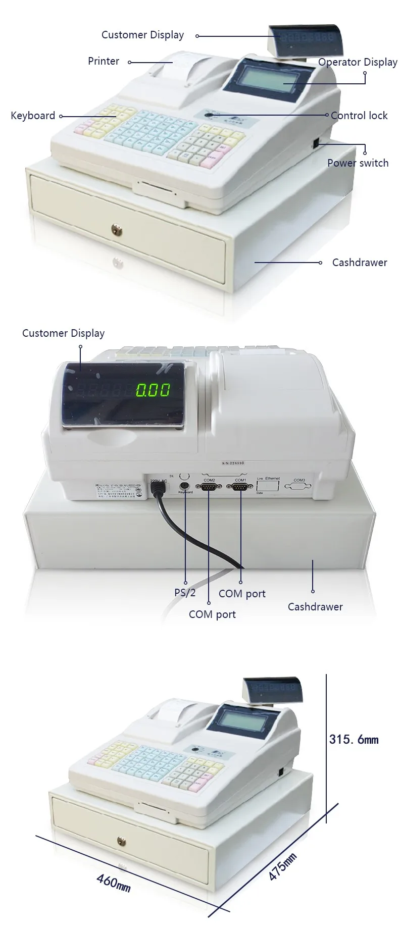 Cheap Cash Register For Sale Ecr Machine Buy Cheap Cash Register For