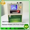 Home ups power supply system Online 14V 17.5ah Li-ion Battery UPS backup Power station Emergency Lighting Bluetooth Speaker
