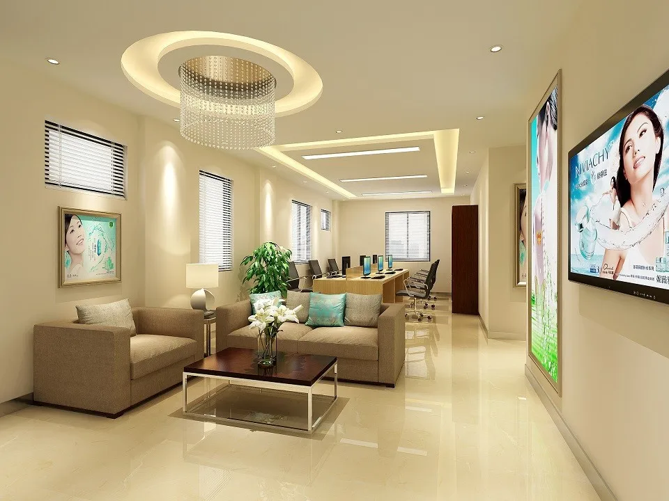Salone di bellezza interior design progettazione architettonica id ... Salon interiors tende di lusso