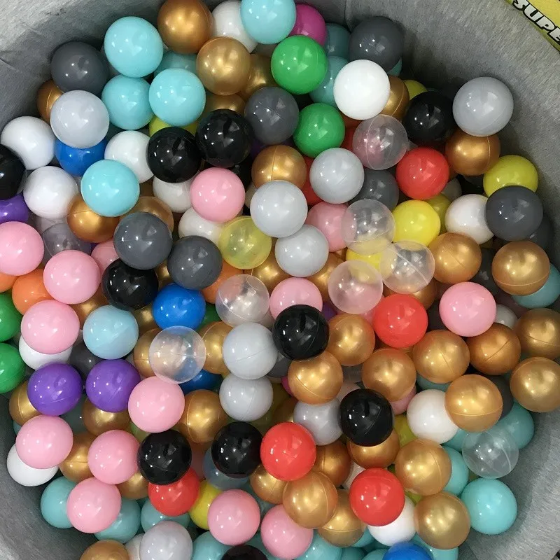 High Quality 7cm 8cm Silver Marine Ball Plastic Pit Balls Exported To