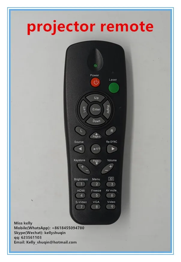 Projector Remote Control Use For Optoma Hd65 Hd70s Hd71s Hd75 Xb1000
