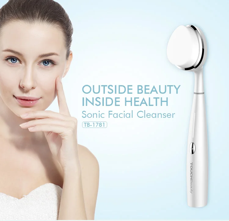 TOUCHBeauty TB1781 high quality portable waterproof electric sonic cleaning brush