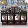 Aluminum luxury villa electric gate house courtyard villa main gate modern designs aluminum wall compound gates